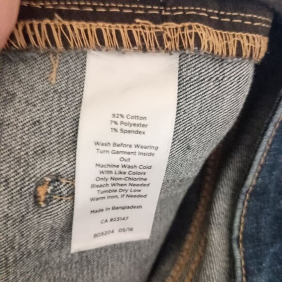 Talbots Bootcut Jeans Size 10 Simply Flattering 5 Pocket Dark Wash - Picture 5 of 6